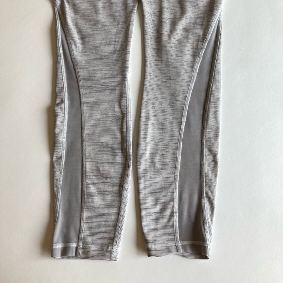 Lululemon Grey White High Rise Leggings size 4 - Picture 5 of 12